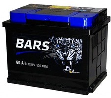 Аккумулятор автомобильный BARS 60 R низк. 