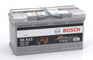 Аккумулятор автомобильный Bosch S5 95 R AGM 