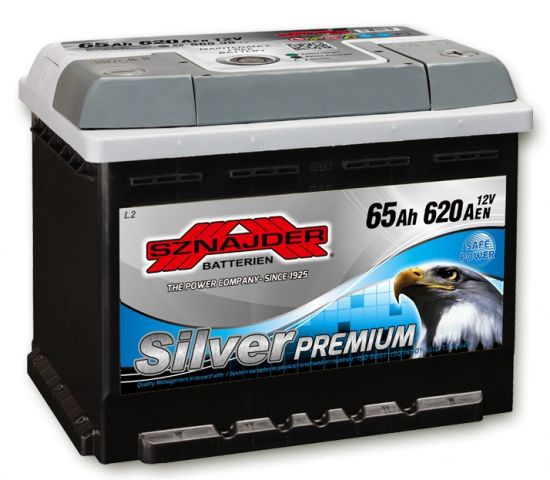 Аккумулятор автомобильный Sznajder Silver Premium [magic eye] 65 R 