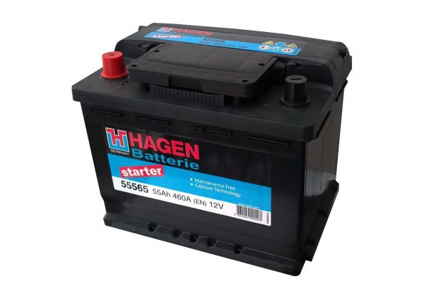 Аккумулятор автомобильный 55 HAGEN