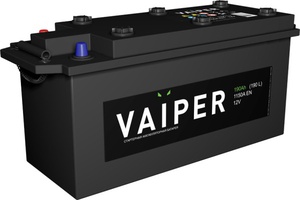 Грузовой аккумулятор VAIPER 190.3 клемма конус, евро +/-, с бортами 