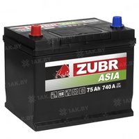 Аккумулятор автомобильный 75 ZUBR  PREMIUM ASIA L+