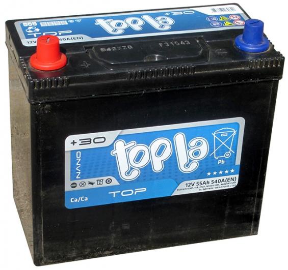 Аккумулятор автомобильный 55 TOPLA TOP Asia L+