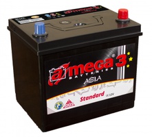 Аккумулятор автомобильный A-mega Standard Asia 100 JR eye 