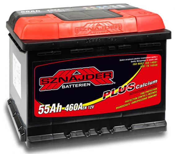 Аккумулятор автомобильный Sznajder Plus 55 R 