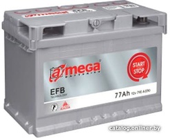 Аккумулятор автомобильный A-mega EFB 77 R 