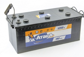 Грузовой аккумулятор ATAKA 190 евро +/- клемма конус 