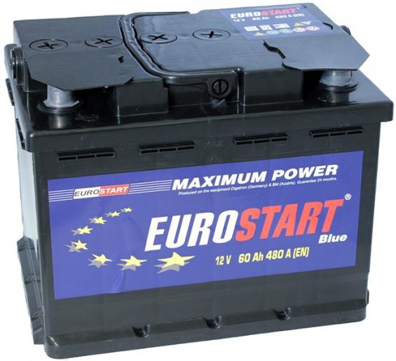 Аккумулятор автомобильный 60 Eurostart Blue
