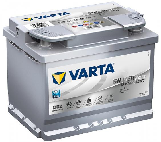 Аккумулятор автомобильный 60 VARTA SILVER DYNAMIK AGM
