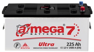 Грузовой аккумулятор A-mega Ultra 225 