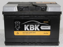 Аккумулятор автомобильный KBK 100 R new 