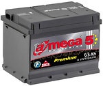 Аккумулятор автомобильный A-mega Premium 63 R low 