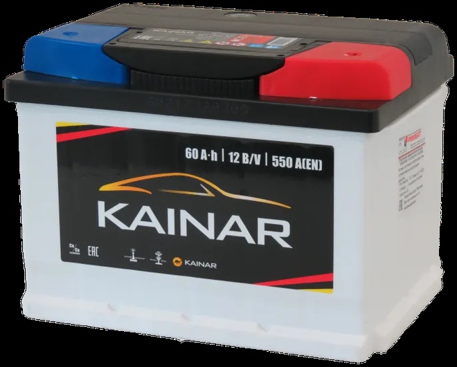 Аккумулятор автомобильный Kainar 60 R низк. 