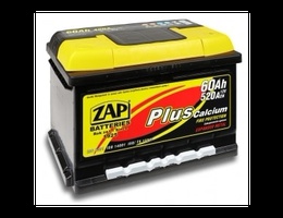 Аккумулятор автомобильный 62 Ah  ZAP PLUS низкий