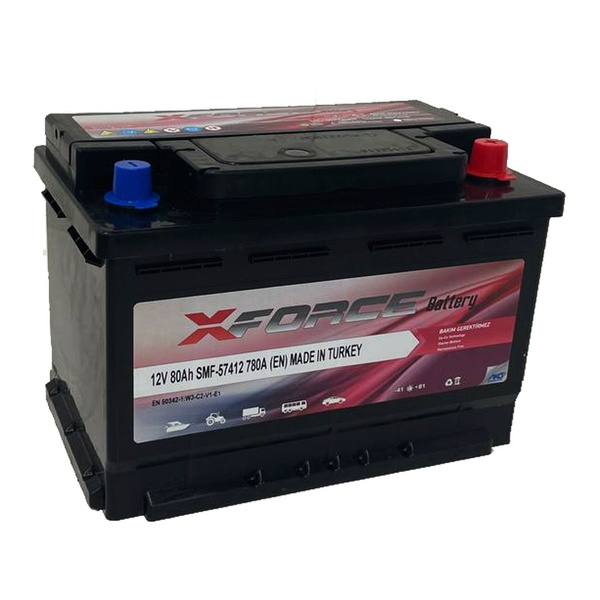 Аккумулятор автомобильный XFORCE 80 R 
