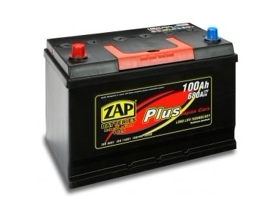 Аккумулятор автомобильный 100 Ah ZAP PLUS JAPAN L