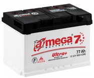 Аккумулятор автомобильный A-mega Ultra+ 77 R 