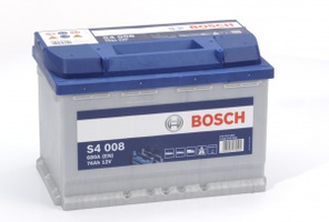 Аккумулятор автомобильный Bosch S4 Silver 74 R 