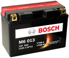 Аккумулятор для мотоциклов Bosch YT9B-BS / YT9B-4 8Ah 