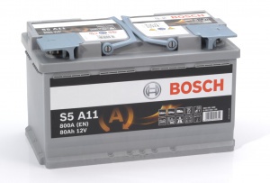 Аккумулятор автомобильный Bosch S5 80 R AGM 