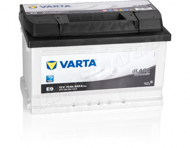 Аккумулятор автомобильный 70 VARTA  BLACK DYNAMIK