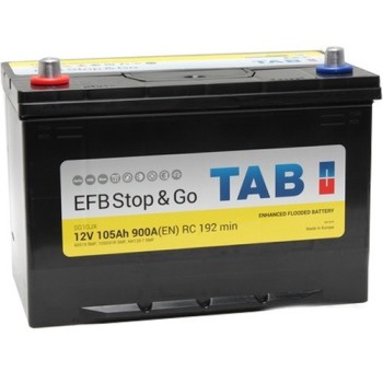 Аккумулятор автомобильный Tab Stop&Go Asia EFB 105 JR 