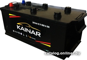 Грузовой аккумулятор Kainar Euro 210 рус -/+  с бортами