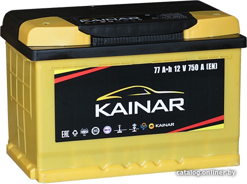 Аккумулятор автомобильный Kainar 77 R 