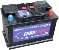 Аккумулятор автомобильный 77 Eurostart Blue