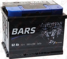 Аккумулятор автомобильный BARS 62 R 