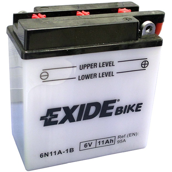 Аккумулятор для мотоциклов Exide 11Ah  6N11A-1B 6V 