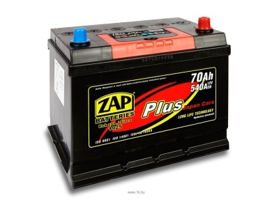 Аккумулятор автомобильный 60Ah ZAP PLUS JAPAN