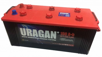 Грузовой аккумулятор URAGAN 190 R+ 
