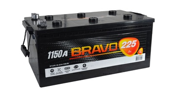 Грузовой аккумулятор BRAVO 6СТ-225 Евро 1150