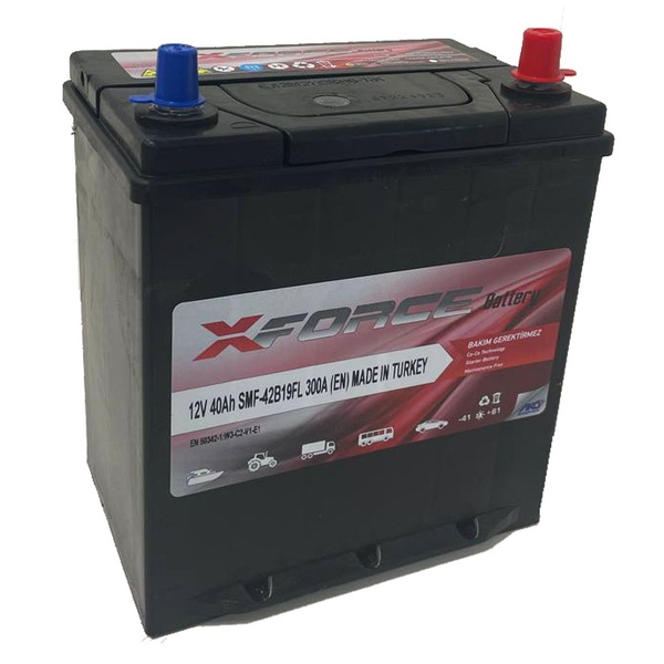 Аккумулятор автомобильный XFORCE Asia 40 JR 