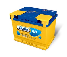 Аккумулятор автомобильный АКОМ 6СТ-60 Евро низкий