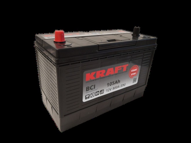 Аккумулятор автомобильный KRAFT 105 L 