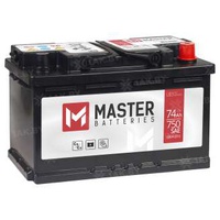 Аккумулятор автомобильный 74 MASTER BATTERIES