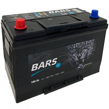 Аккумулятор автомобильный BARS Asia 100 JL 