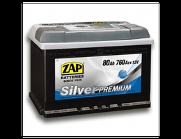 Аккумулятор автомобильный 80 Ah 580 35 ZAP SILVER PREMIUM