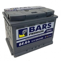 Аккумулятор автомобильный BARS Premium 64 L 