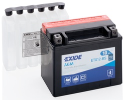 Аккумулятор для мотоциклов Exide MC AGM 10 Ah 