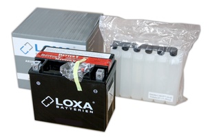 Аккумулятор для мотоциклов LOXA YTX 7L-BS 6Ah 
